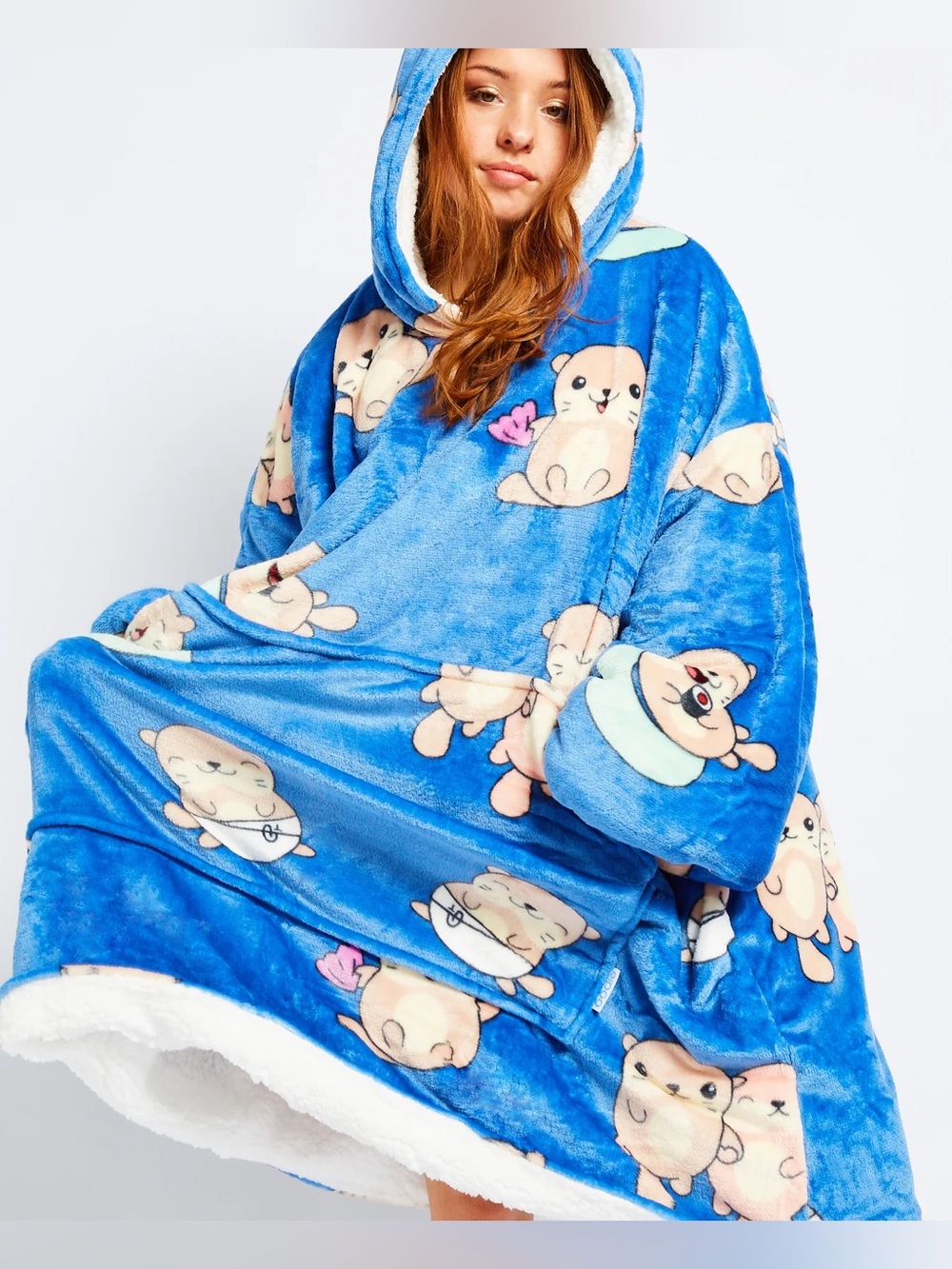 OODIE™ ORIGINAL OTTER Hooded Wearable Blanket